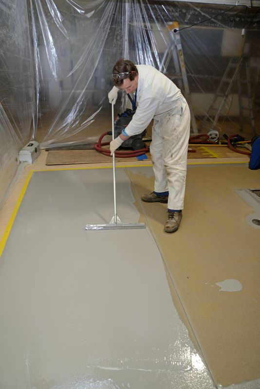 Epoxy Application Process