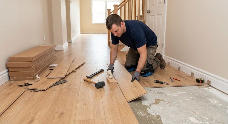Laminate Floor Remodeling in Fredericksburg, VA