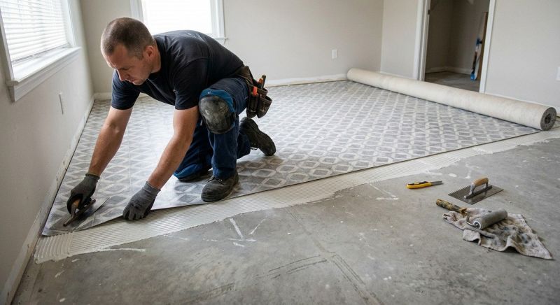 Sheet Flooring Installation in Weatherford, TX