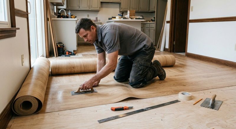 Sheet Flooring Installation in Boerne, TX